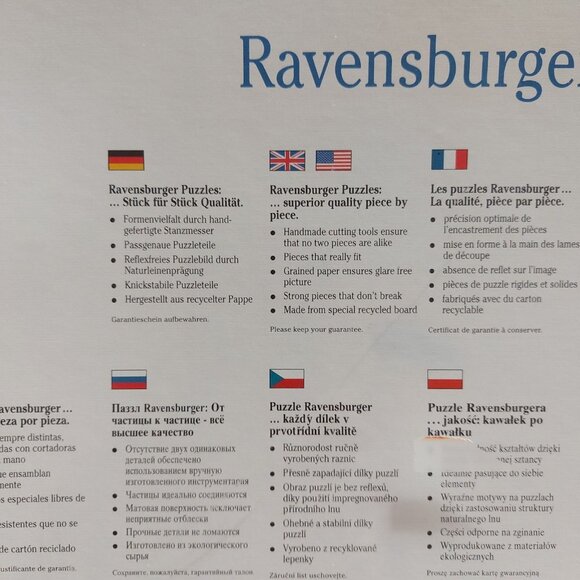 Ravensburger THE WORLD Political World Map Flags 1000 Pc. Puzzle Germany NEW - Picture 7 of 13